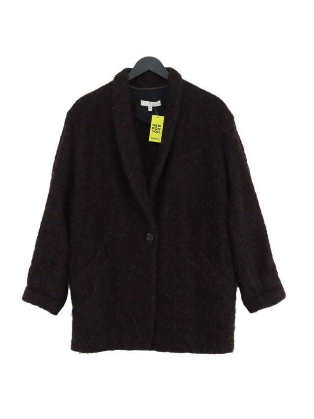 IRO Women's Blazer UK 8 Black Other with Cotton, Polyamide, Wool