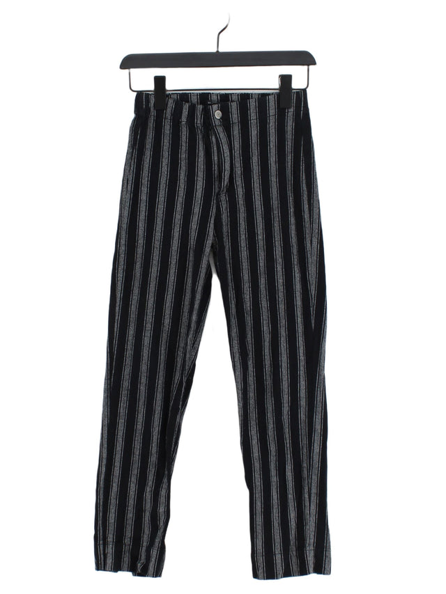 Brandy Melville Women's Suit Trousers W 26 in Black 100% Cotton