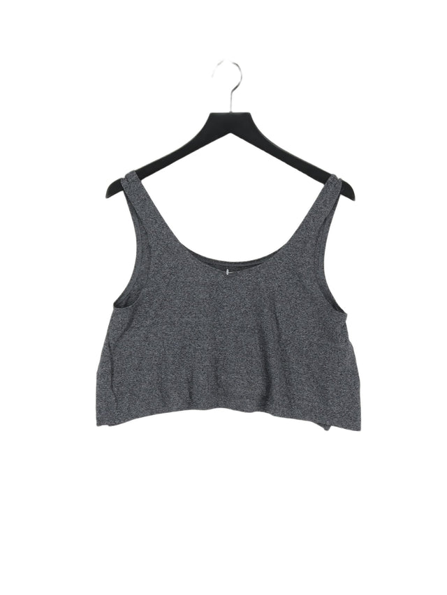 Abercrombie & Fitch Women's Top S Grey Viscose with Polyester