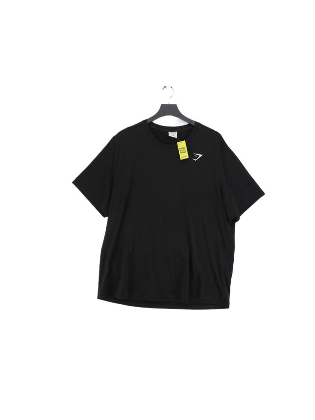 Gymshark Men's T-Shirt XXXL Black 100% Other
