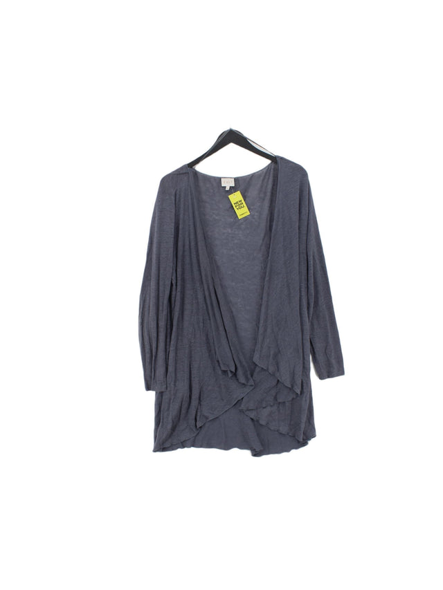 East Women's Cardigan M Grey 100% Linen