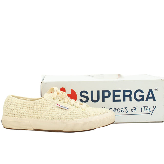 Superga Women's Trainers UK 6.5 Cream 100% Other