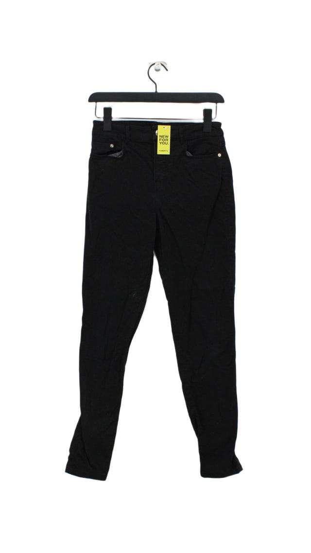 Massimo Dutti Women's Jeans UK 10 Black 100% Other