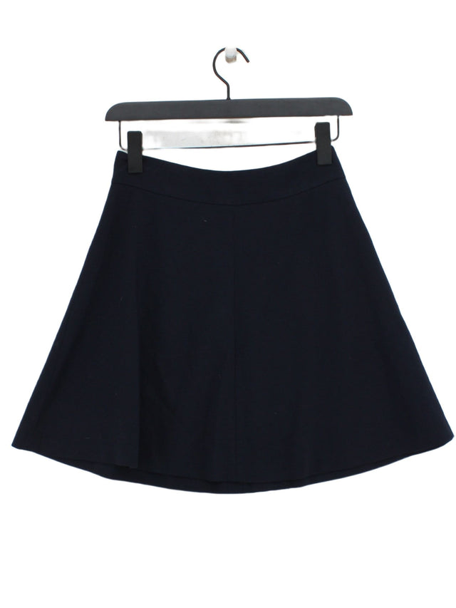 Banana Republic Women's Midi Skirt UK 4 Blue Viscose with Elastane, Nylon