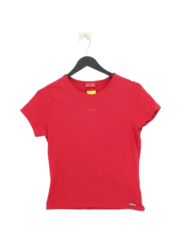 Elle Women's T-Shirt L Red 100% Polyamide