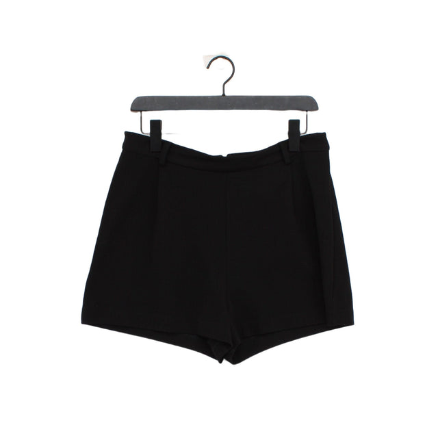 New Look Women's Shorts UK 14 Black Polyester with Elastane