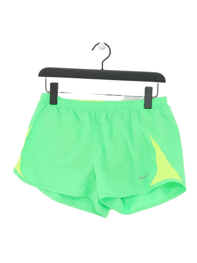 Nike Women's Shorts M Green 100% Polyester