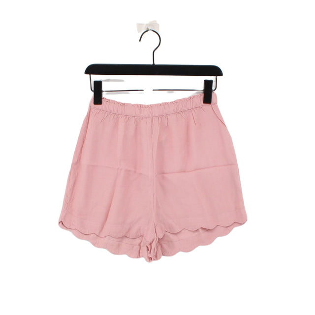Oysho Women's Shorts S Pink 100% Viscose