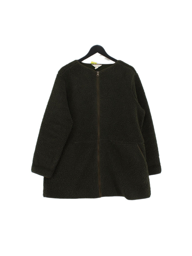 Seasalt Women's Coat UK 16 Green 100% Polyester