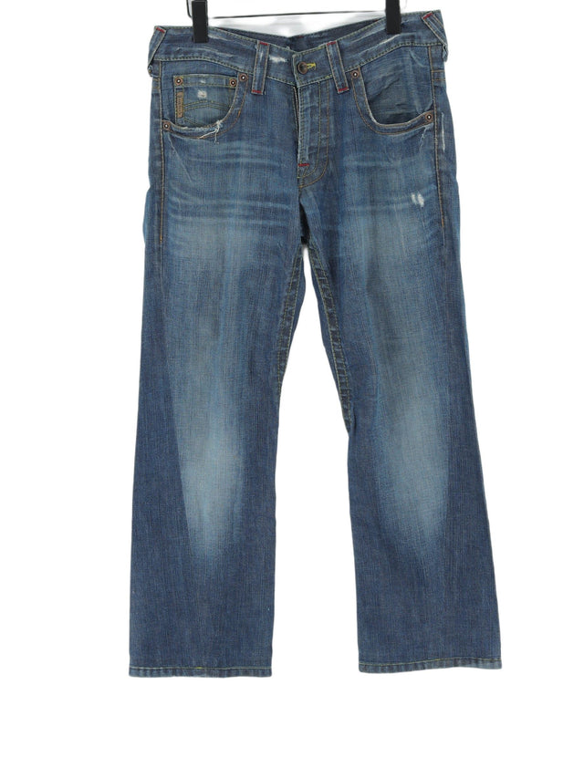 Armani Jeans Women's Jeans UK 4 Blue 100% Cotton