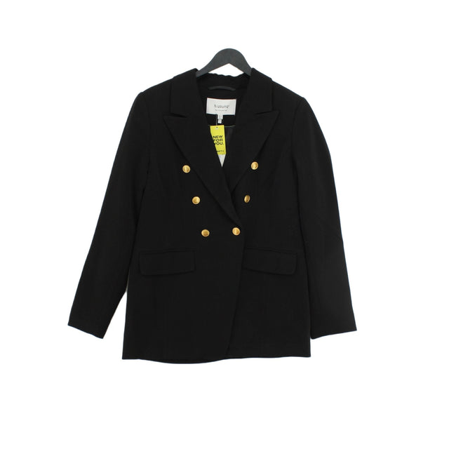 B.Young Women's Blazer UK 12 Black Viscose with Polyester