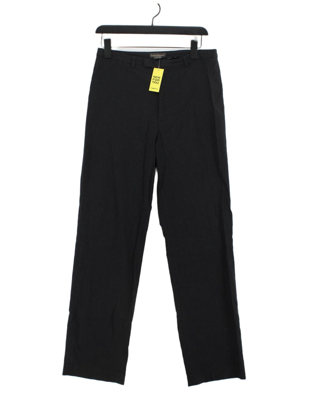 Banana Republic Women's Suit Trousers UK 12 Black 100% Rayon