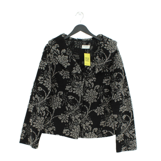 Kaliko Women's Jacket UK 16 Black Polyester with Acrylic, Wool
