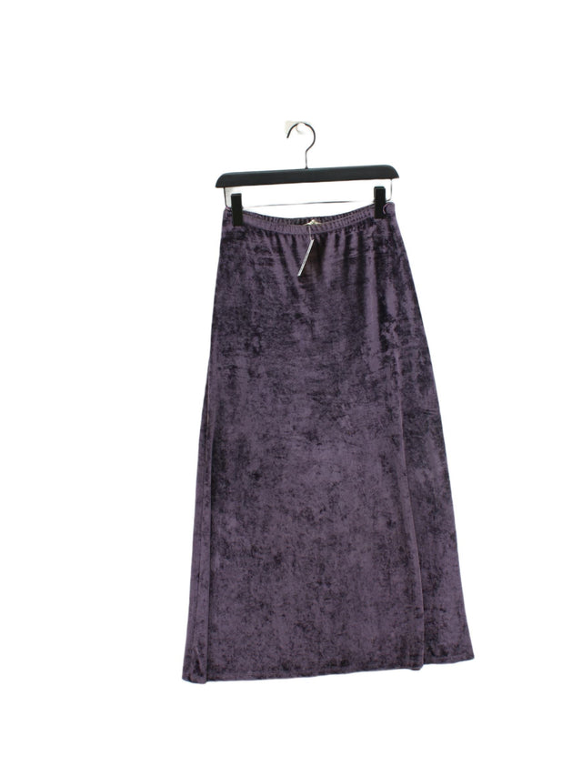 FWM (Fenn Wright Manson) Women's Maxi Skirt S Purple Viscose with Polyester