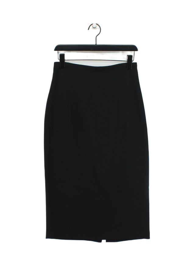 L.K. Bennett Women's Midi Skirt UK 10 Black Wool with Elastane, Other, Polyamide