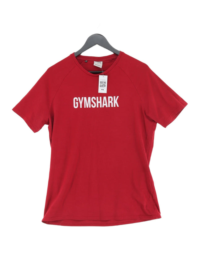 Gymshark Men's T-Shirt L Red 100% Other