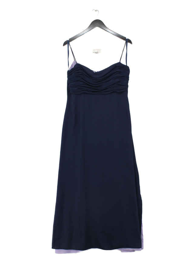 Ariella Women's Midi Dress UK 16 Blue 100% Polyester