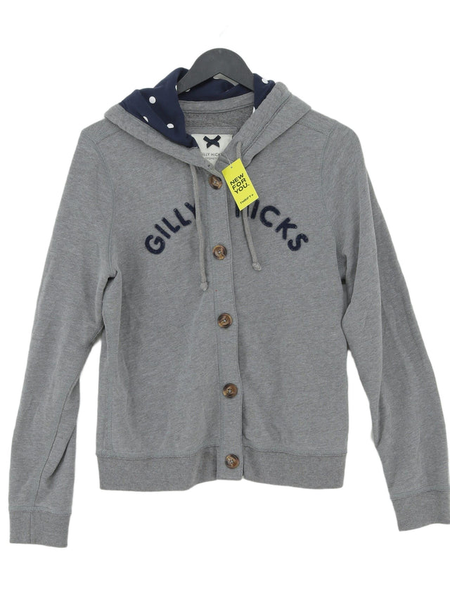 Gilly Hicks Women's Hoodie L Grey 100% Cotton