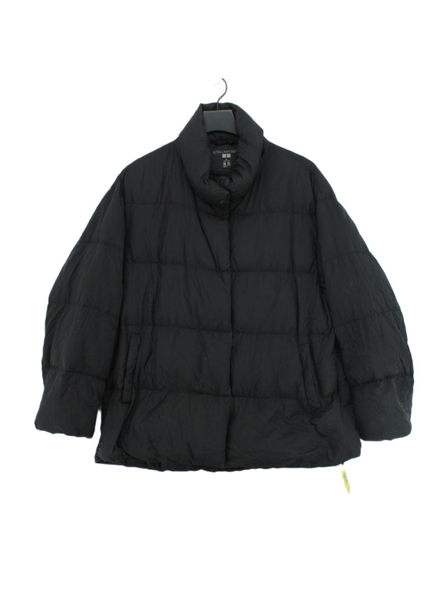 Uniqlo Women's Jacket XL Black Polyamide with Nylon