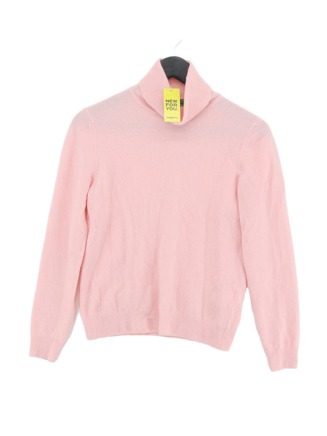 United Colors Of Benetton Women's Jumper M Pink 100% Wool