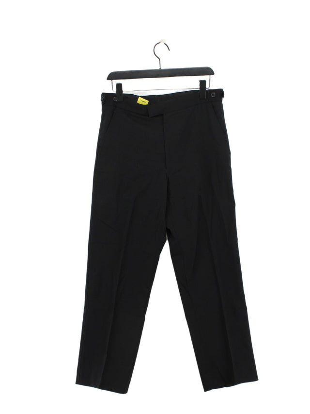 Moss Bros Women's Trousers W 32 in Black 100% Other