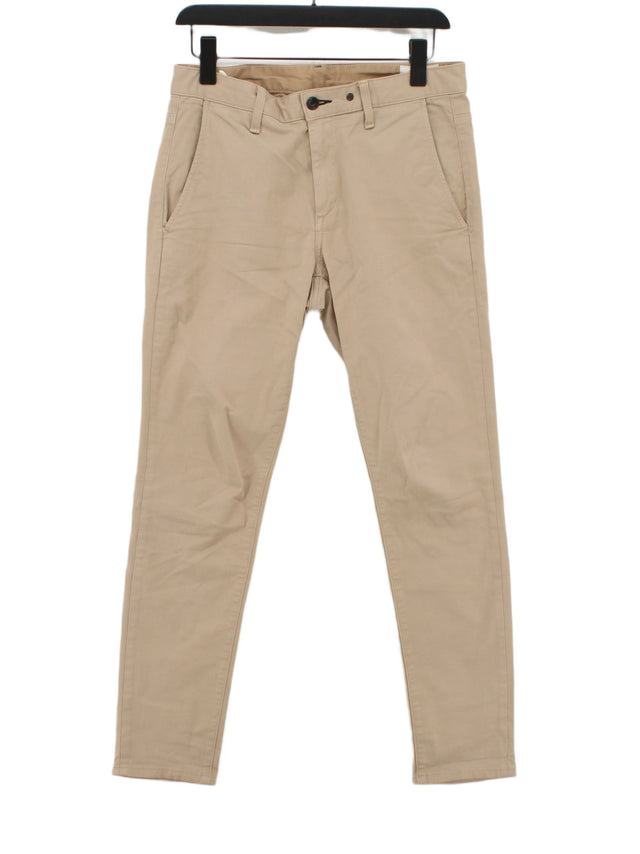 Rag & Bone Men's Trousers W 30 in Cream Cotton with Other