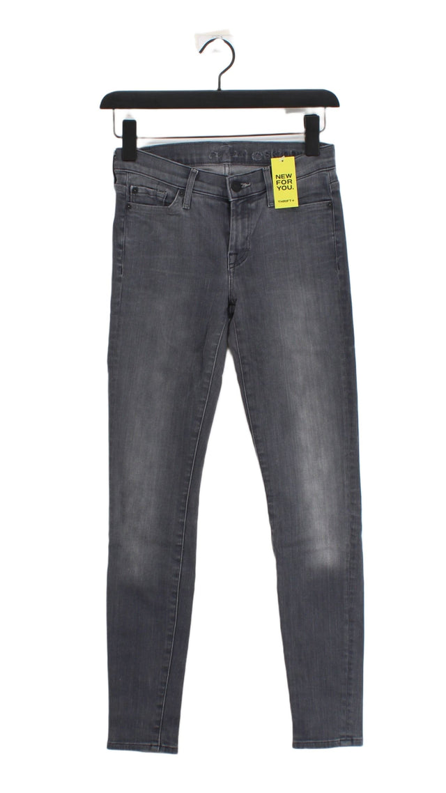 For All Mankind Women's Jeans W 26 in Grey 100% Elastane