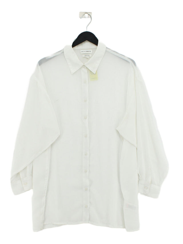 Native Youth Women's Blouse XS White 100% Polyester