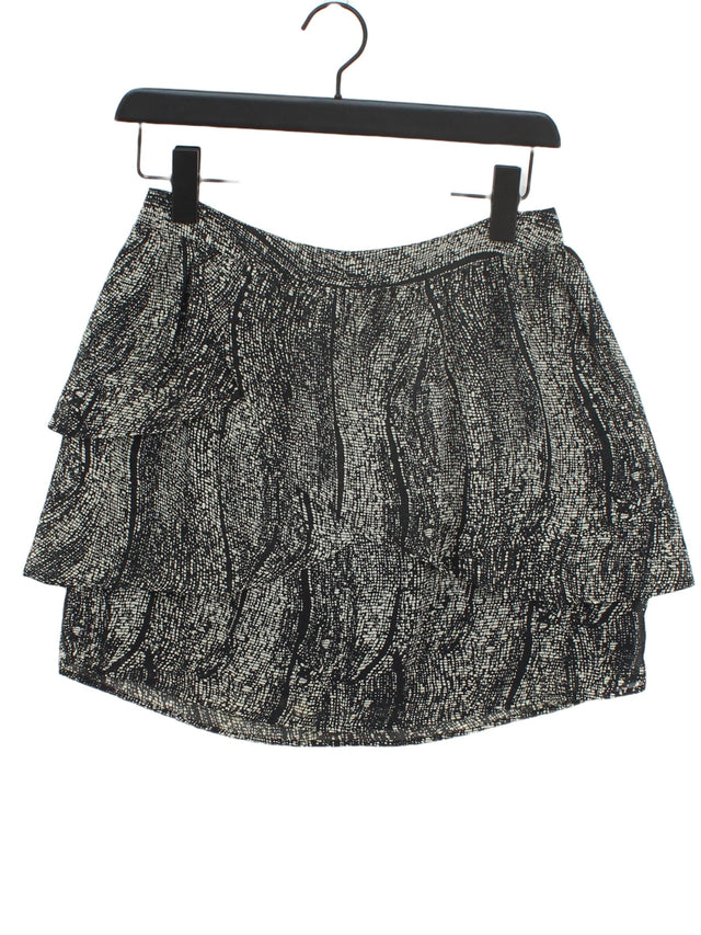 Silence + Noise Women's Midi Skirt S Black 100% Polyester