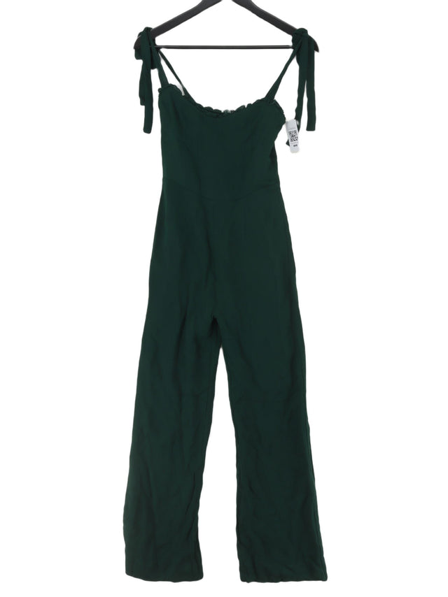 Reformation Women's Jumpsuit UK 4 Green Viscose with Other