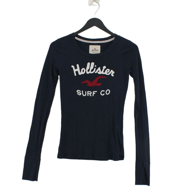 Hollister Women's Top XS Blue 100% Cotton