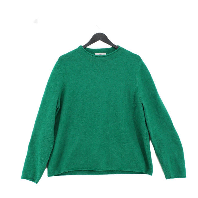 MNG Women's Jumper XL Green Polyester with Acrylic, Elastane