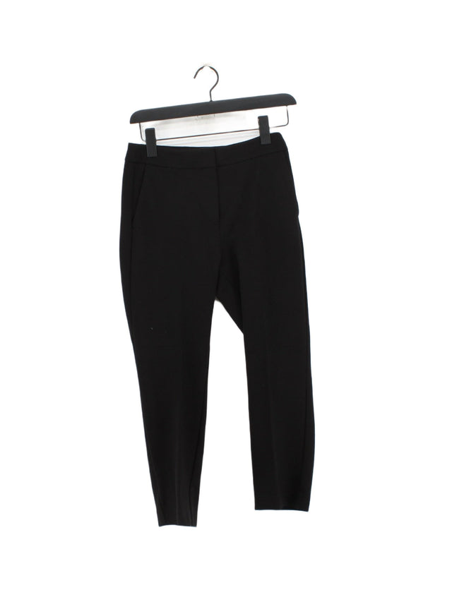 Boden Women's Trousers UK 8 Black Viscose with Elastane, Polyamide