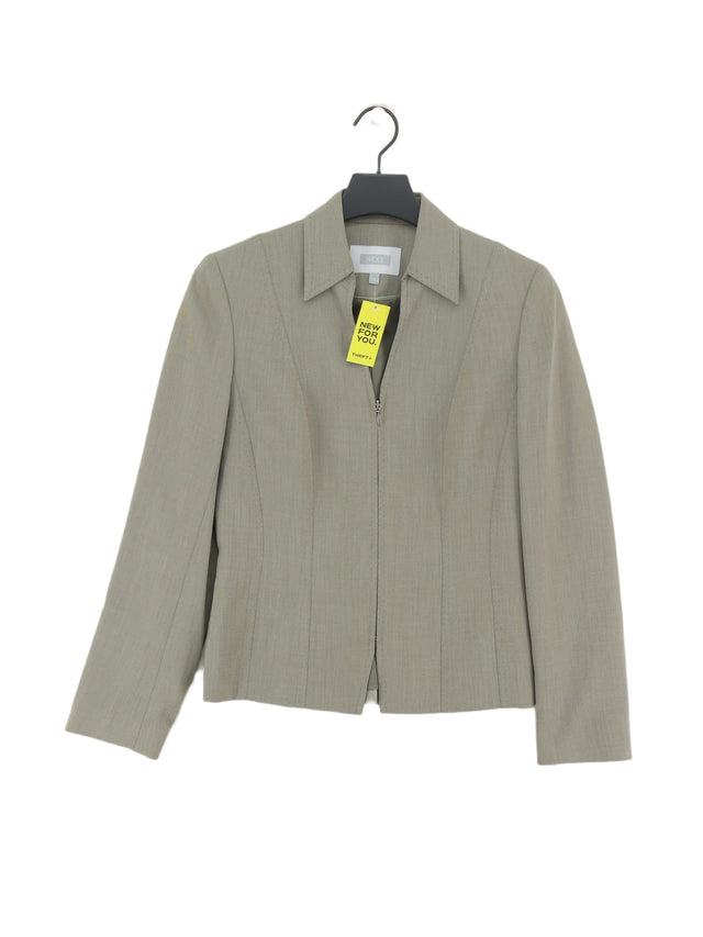 Next Women's Jacket UK 8 Grey 100% Polyester