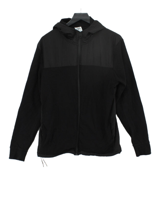 Zara Women's Jacket L Black Cotton with Polyester