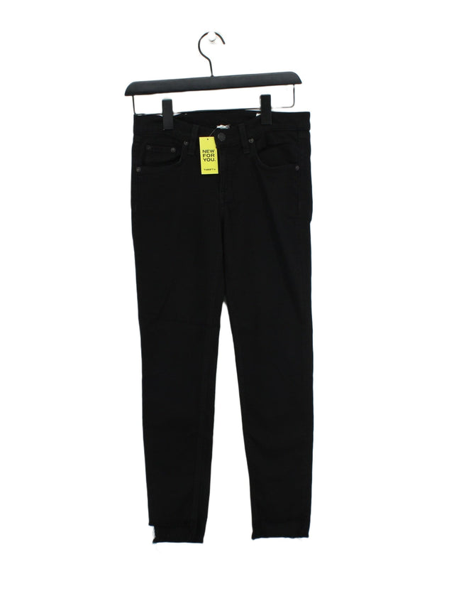 Rag & Bone Women's Jeans W 26 in Black Cotton with Spandex
