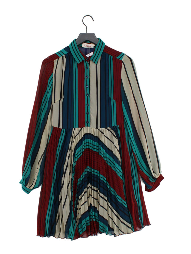 Louche Women's Midi Dress UK 10 Multi 100% Polyester