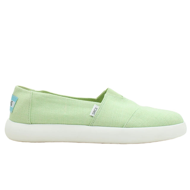 Toms Women's Flat Shoes UK 8 Green 100% Other