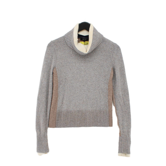 ME+EM Women's Jumper XS Grey Wool with Cashmere
