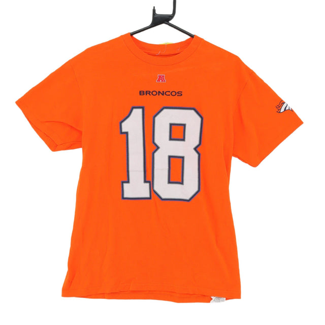 Vintage NFL Team Apparel Men's T-Shirt M Orange 100% Cotton