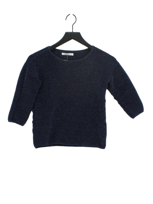 Reserved Women's Jumper M Blue Cotton with Other