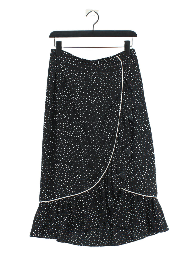 B.Young Women's Midi Skirt UK 6 Black 100% Polyester
