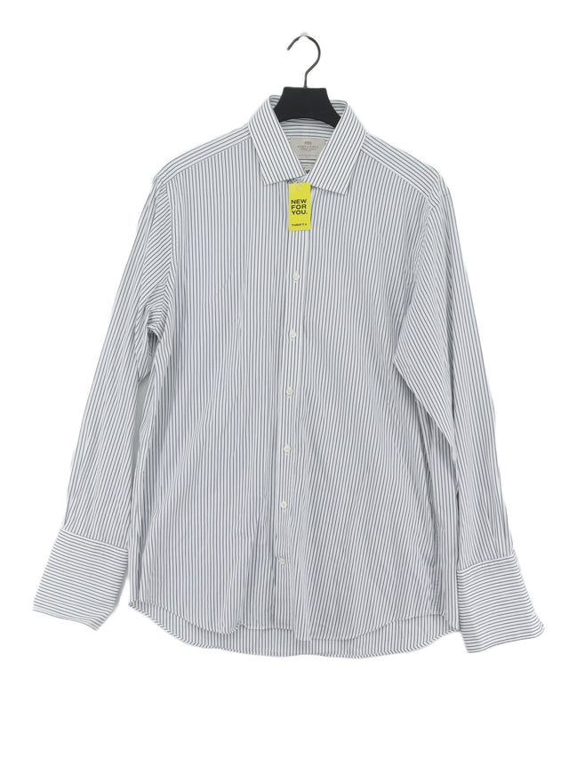 Hawes & Curtis Men's Shirt Chest: 36 in Multi 100% Other