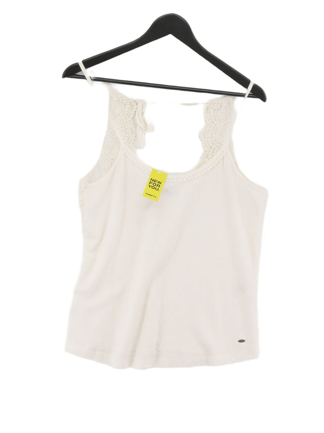 O'Neill Women's Top M White Cotton with Elastane