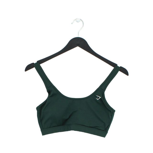 Gymshark Women's T-Shirt S Green 100% Polyester