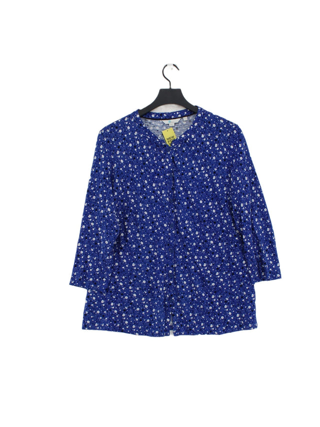 Boden Women's Shirt UK 20 Blue 100% Cotton