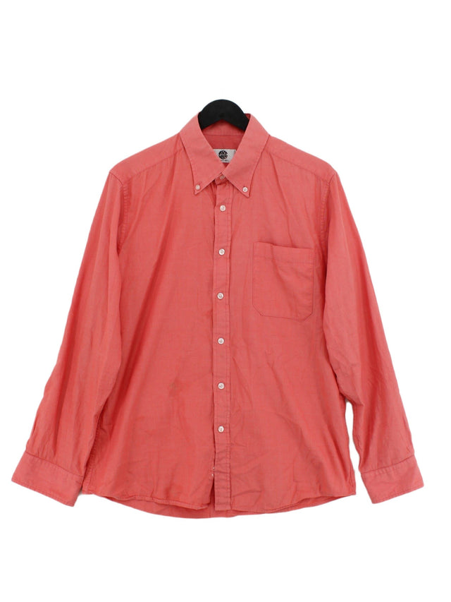 Art Gallery Men's Shirt L Red 100% Cotton