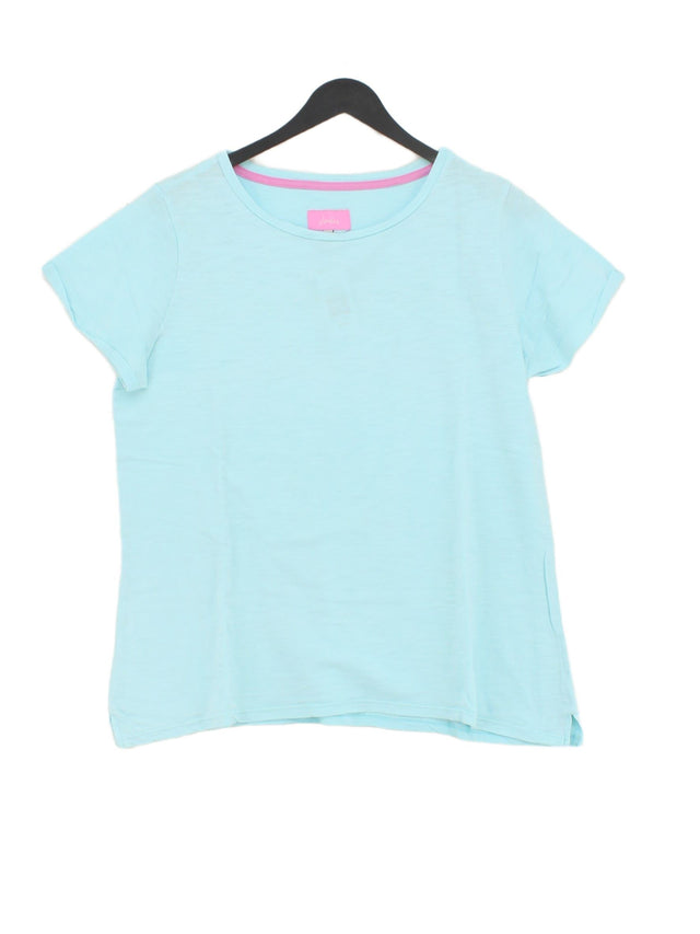 Joules Women's T-Shirt UK 16 Blue 100% Other