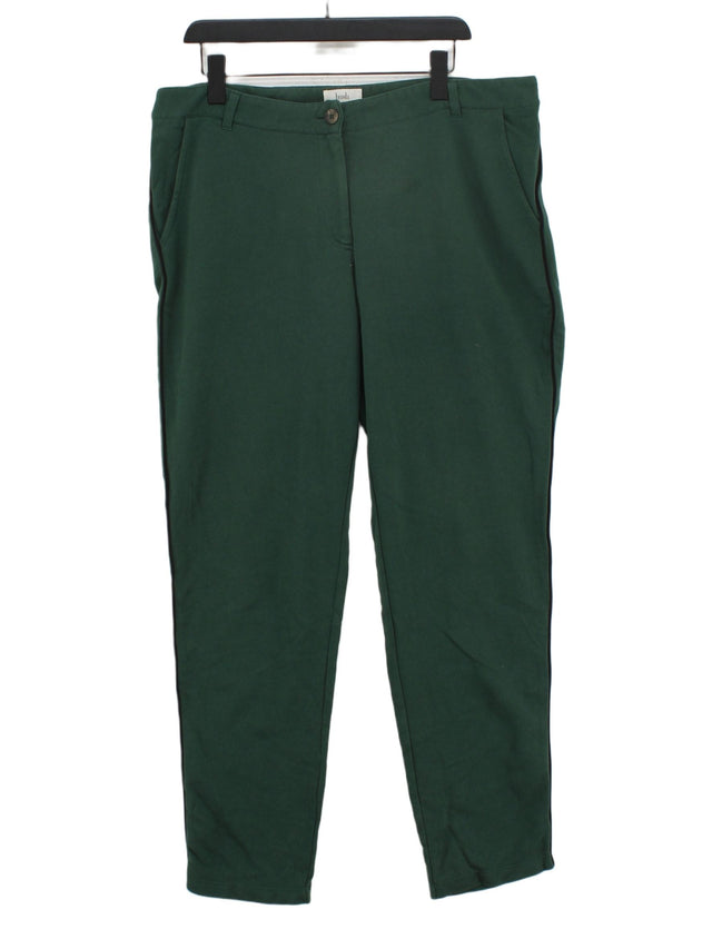 Hush Women's Suit Trousers XL Green 100% Cotton