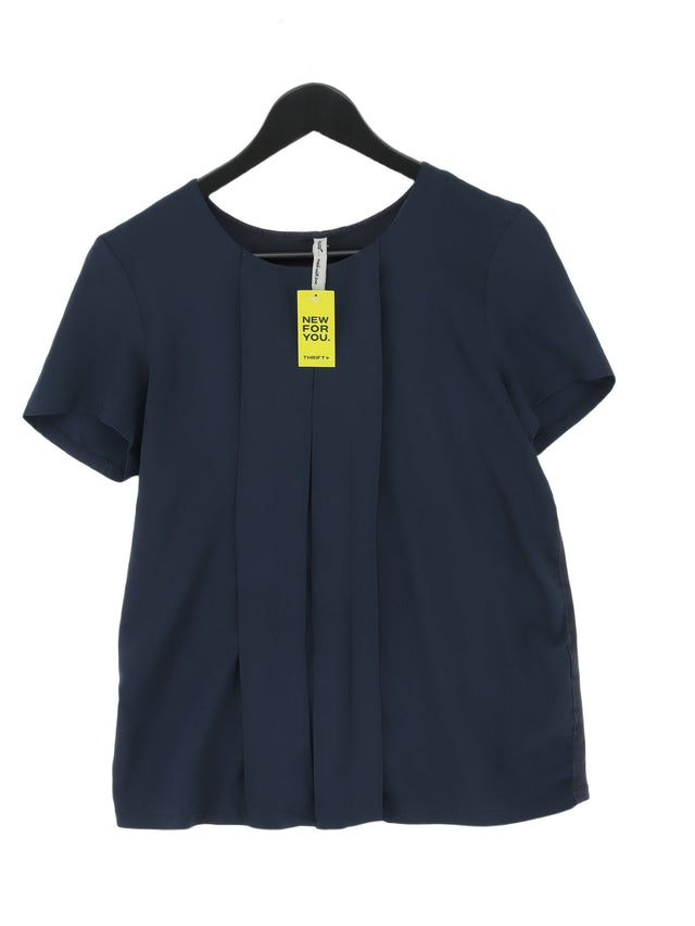 Next Women's Top UK 14 Blue 100% Polyester